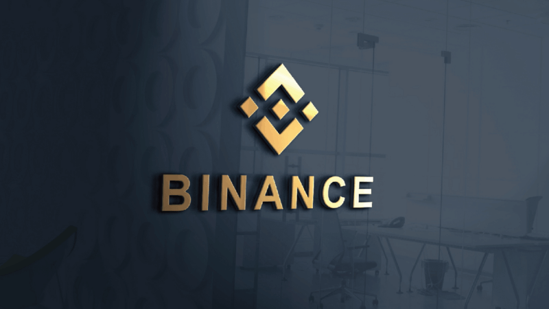 binance-exchange-logo-on-wall