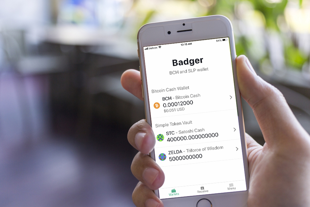 Badger Wallet on iOS