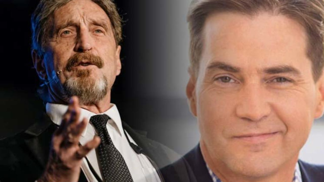 Craig Wright and John McAfee