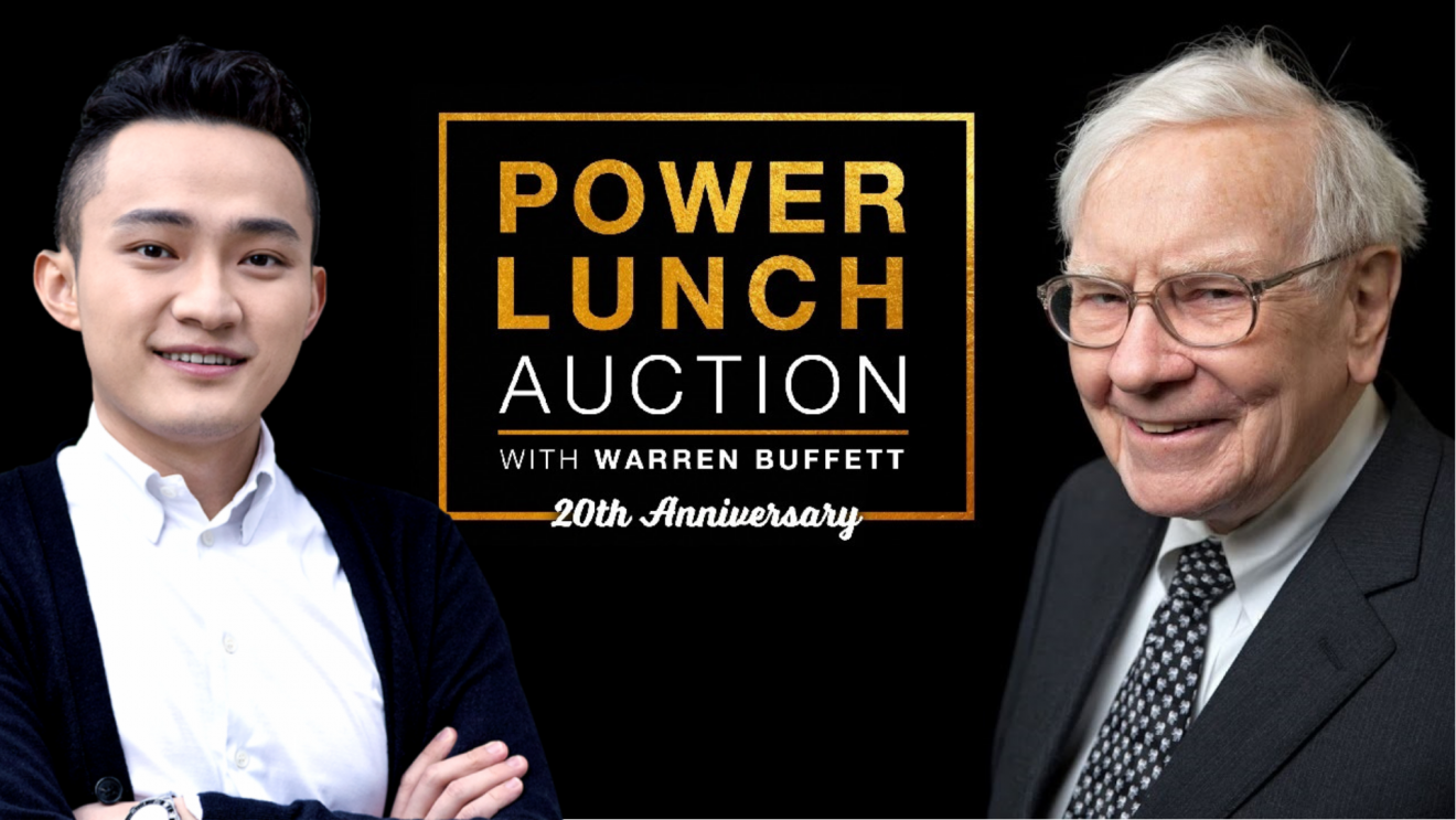 Justin Sun's 20th Annual eBay Power of Lunch with Warren Buffett - 2019