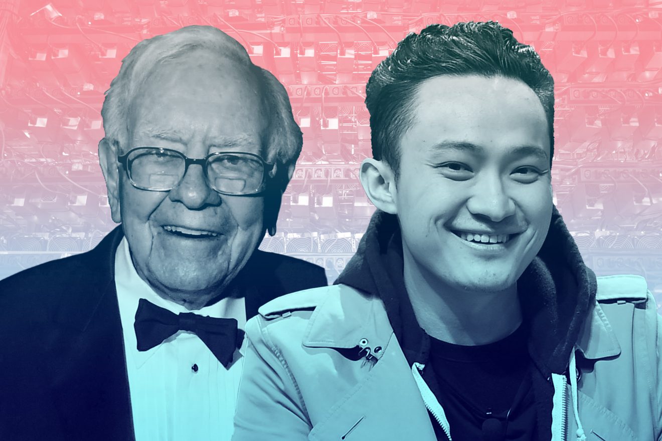 Justin Sun and Warren Buffett