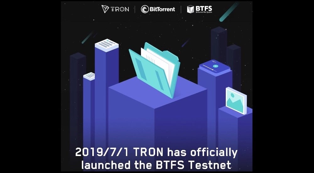 BTFS Testnet Gets Officially Launched By TRON