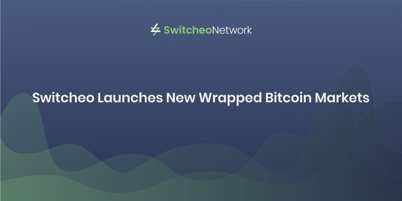 Switcheo Unveils Wrapped Bitcoin Markets