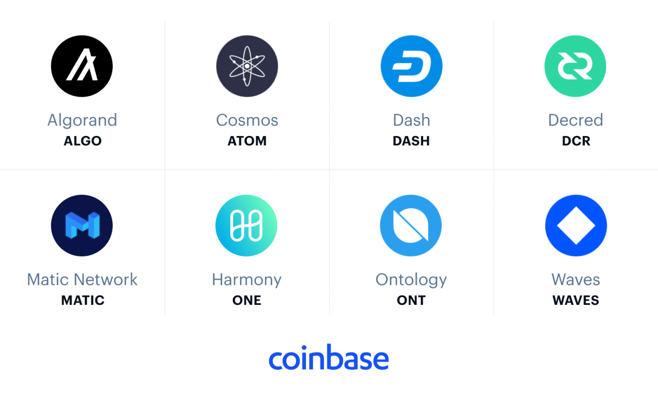 Coinbase Considering Addition of 8 New Digital Assets Including ATOM and DASH