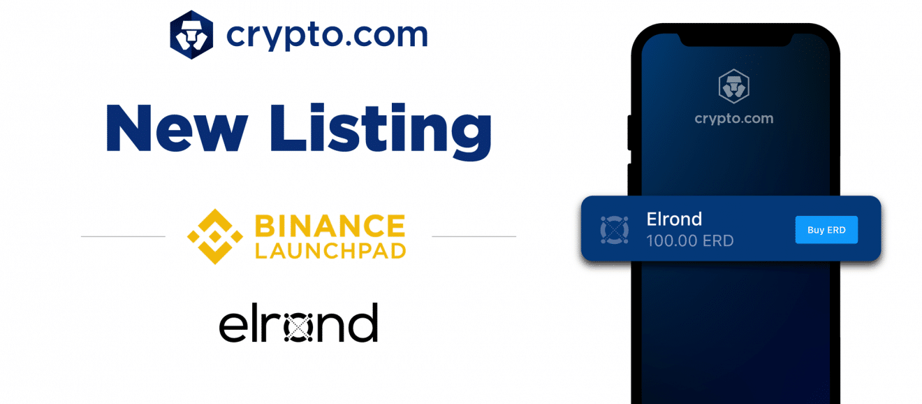 Crypto.com Enlists Binance Launchpad Backed Elrond's ERD Token