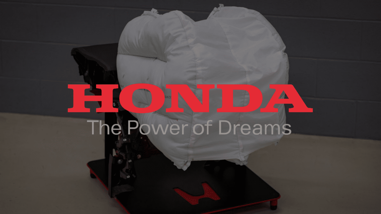 Honda Develops Front Airbag Technology