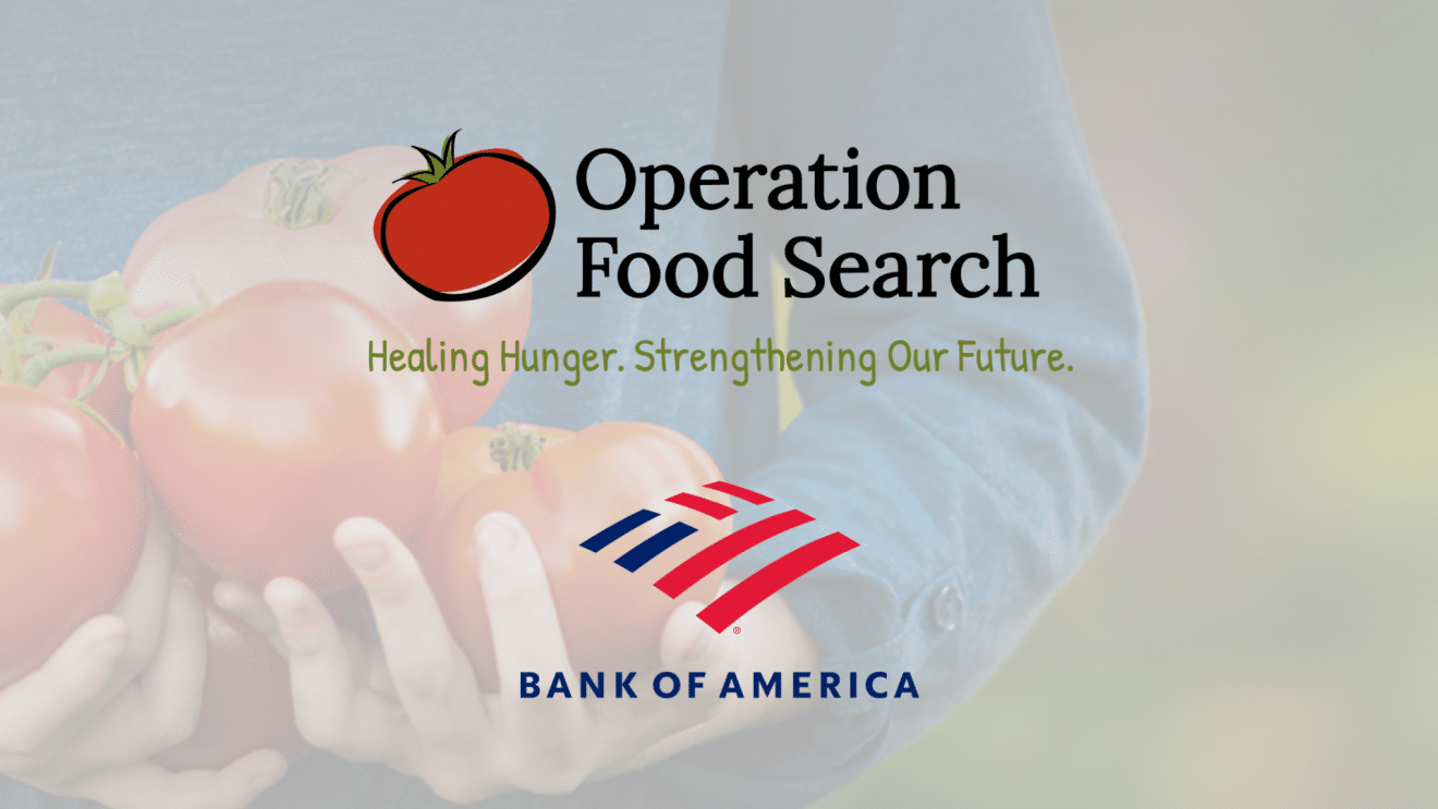 Operation Food Search Gets $30,000 Donation from Bank of America