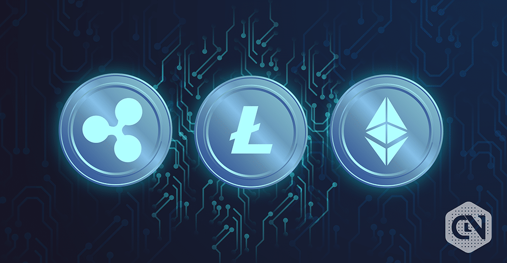 Ripple, Litecoin and Ethereum