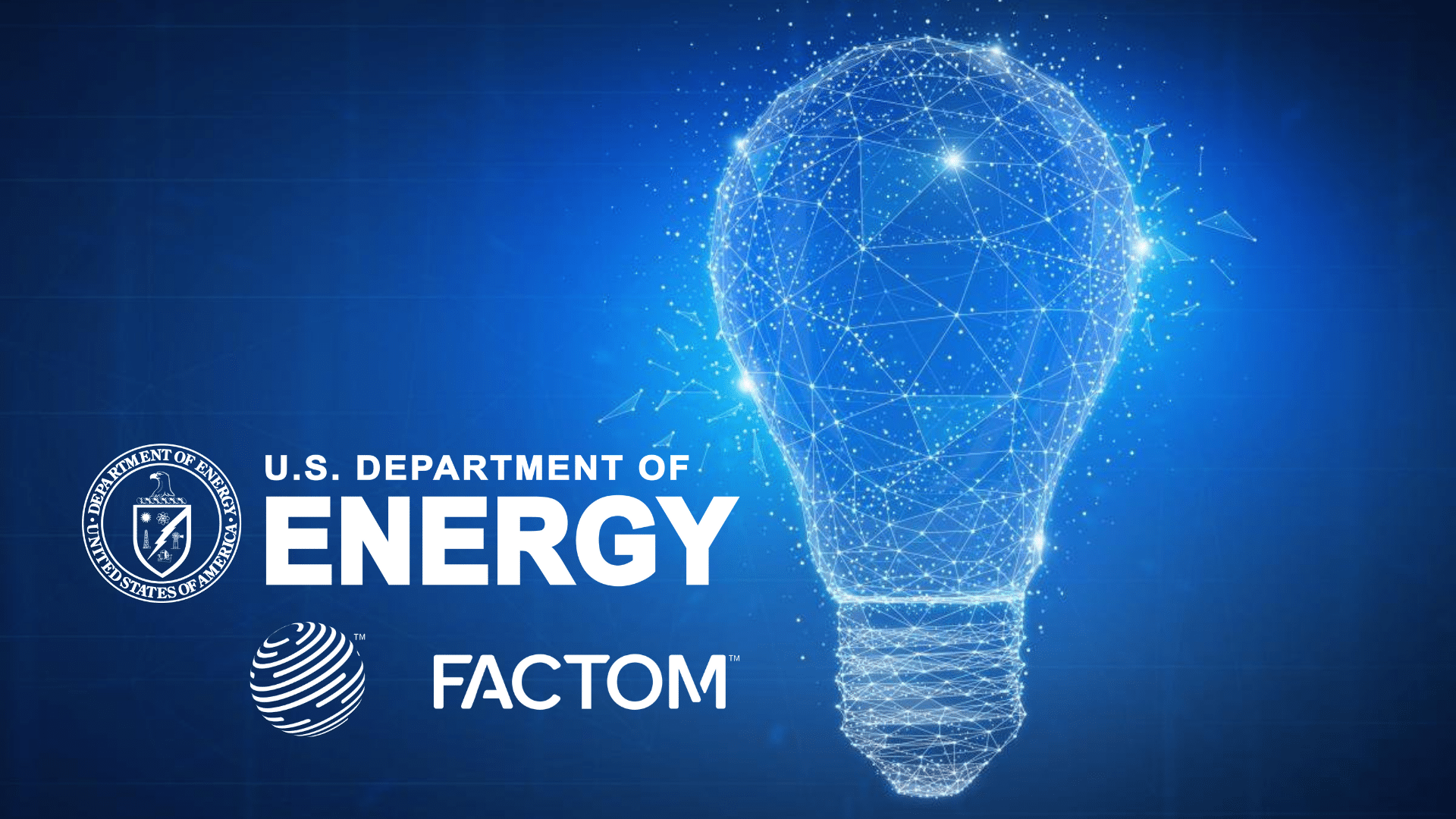 US Department of Energy Permits Around 200,000 Dollars to Factom For Grid Security