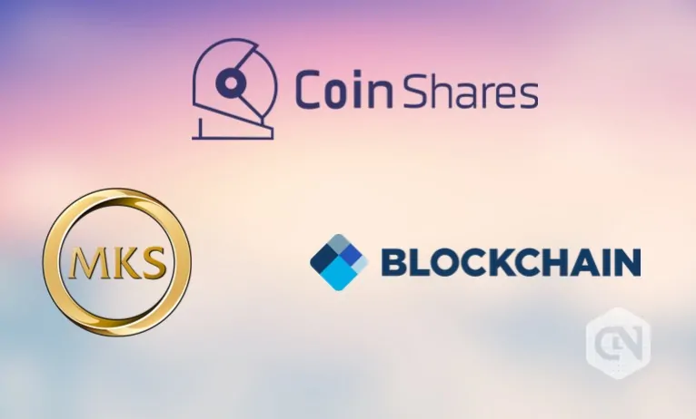 CoinShares, Blockchain and MKS Switzerland Collaborate to Launch Bitcoin Network Backed Token DGLD