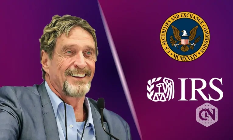 SEC and IRS Termed the Creation of Anonymous and Restricted DEX Wrong, Says John McAfee