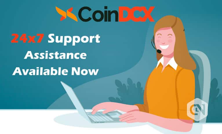 CoinDCX Launches Support Assistance is Now Live 24x7