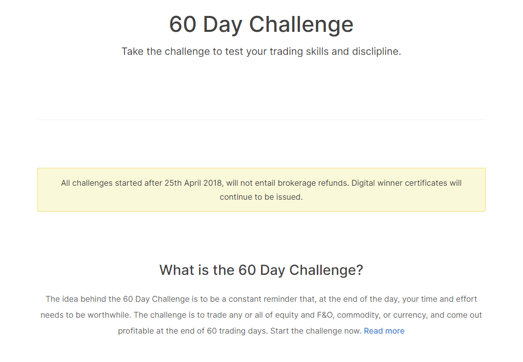 Zerodha 60 Day Challenge