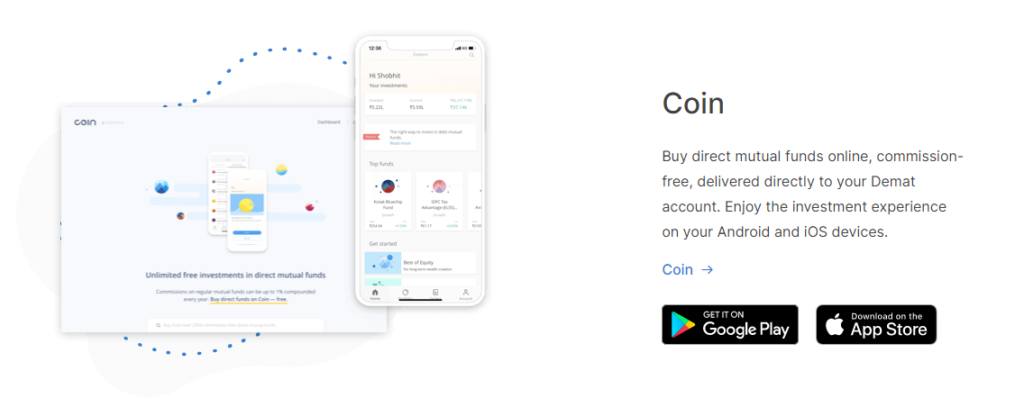 Coin by Zerodha Platform