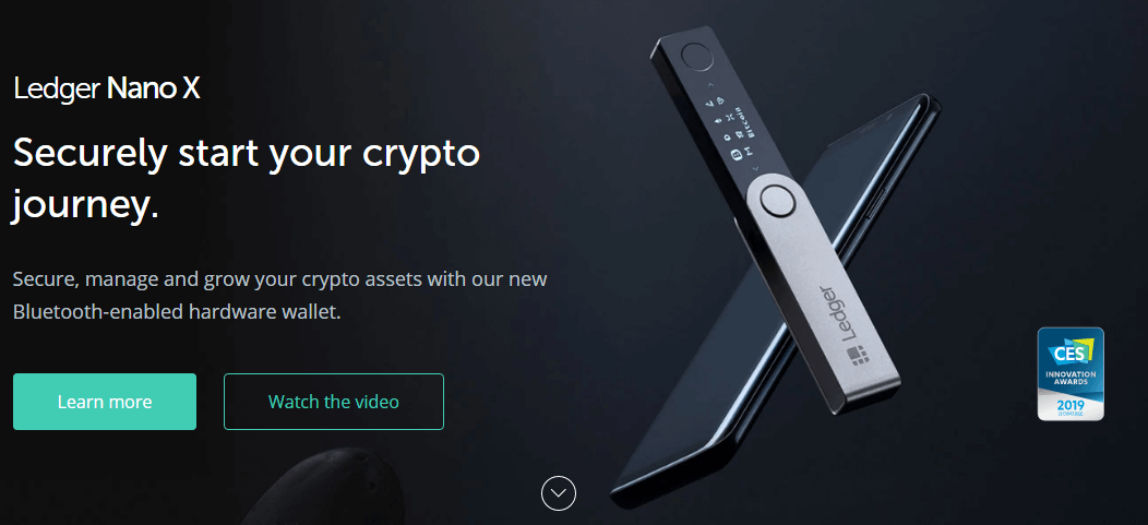 Ledger Nano X - Cryptocurrency Hardware Wallet