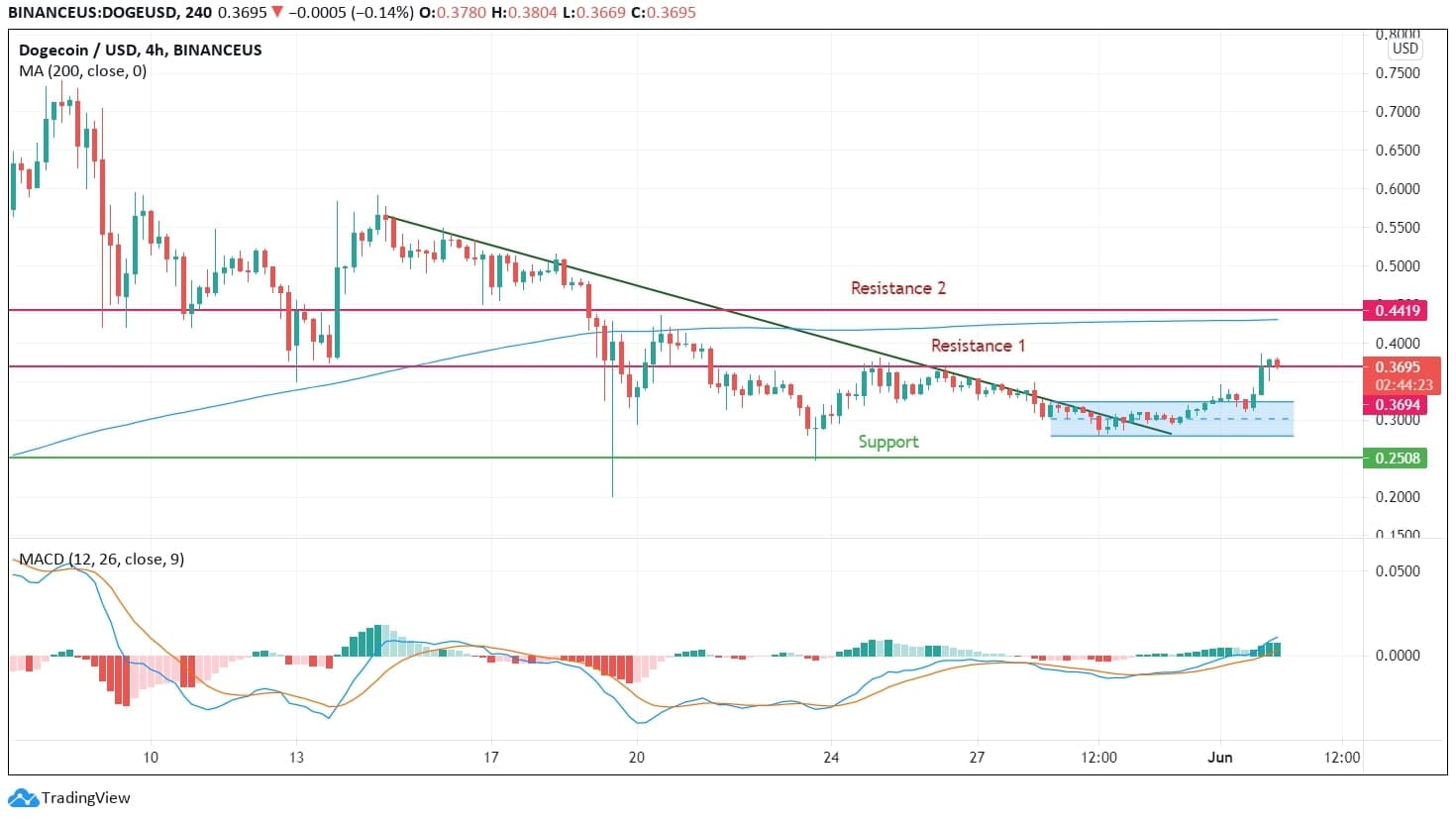 Dogecoin Price Analysis