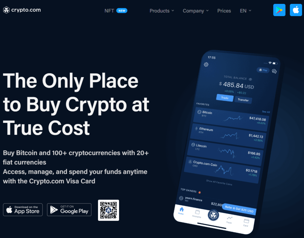 Enjoy the Services of Crypto.com App