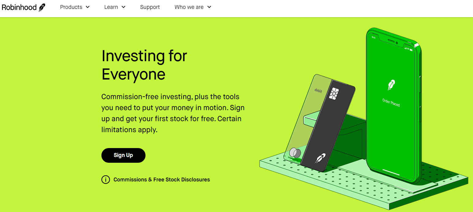 Robinhood - Most Secure Crypto Wallet for Amateur Investors