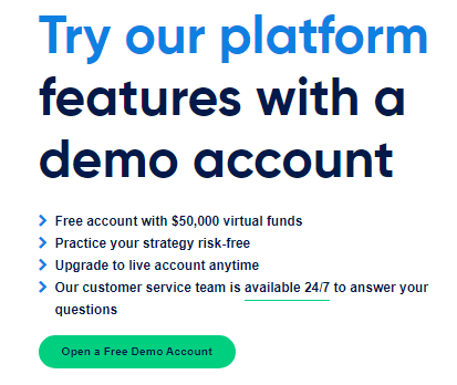 Blueberry Markets Demo Accounts