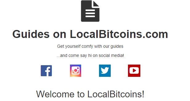 LocalBitcoins Features