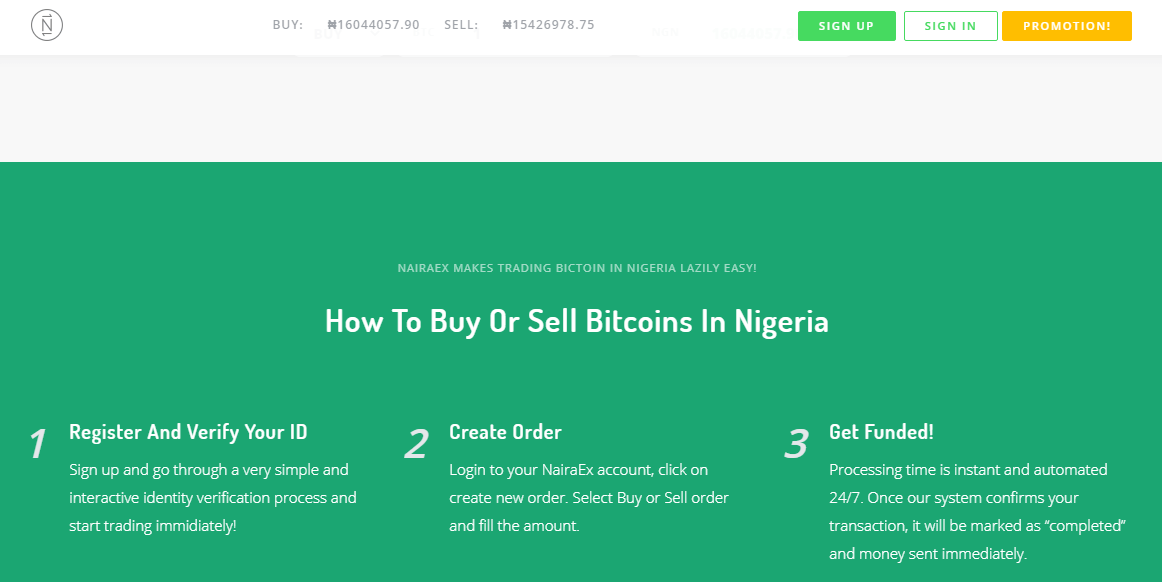 NairaEx Review - NairaEx Makes Trading Bitcoin in Nigeria Lazily Easy!