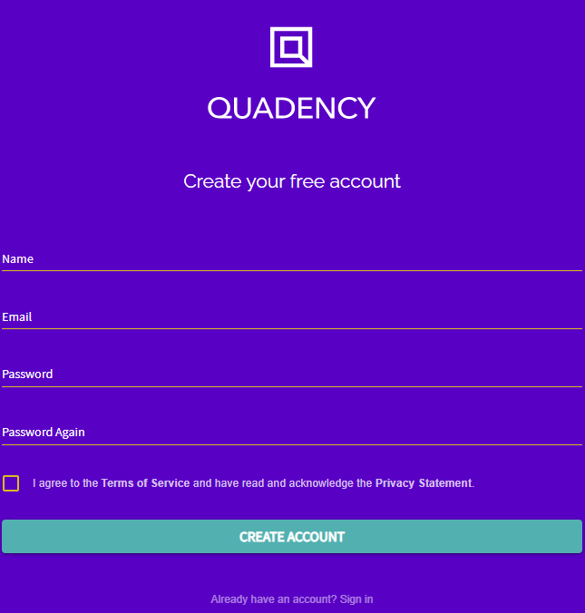 Quadency Review - Registration Process