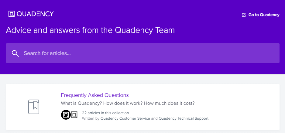 Quadency Reviews - Support Center by Quadency