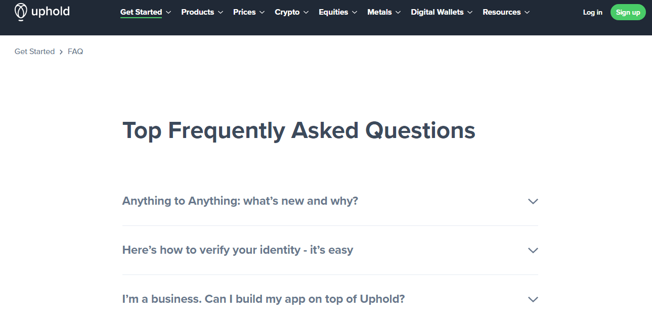 Uphold Reviews - Customer Support