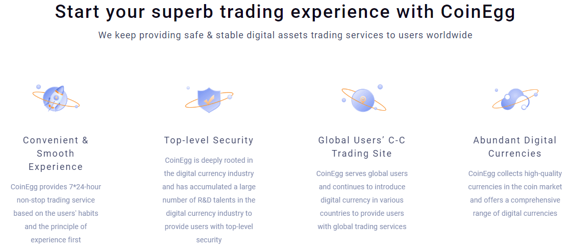 CoinEgg Review - Features of CoinEgg