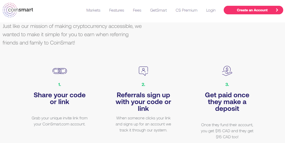 CoinSmart Referral Program