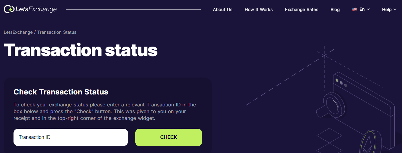 LetsExchange Reviews - Transaction Status Service by LetsExchange