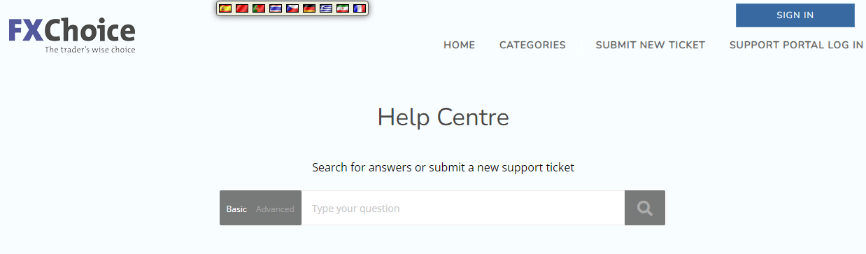 FXChoice Customer Support
