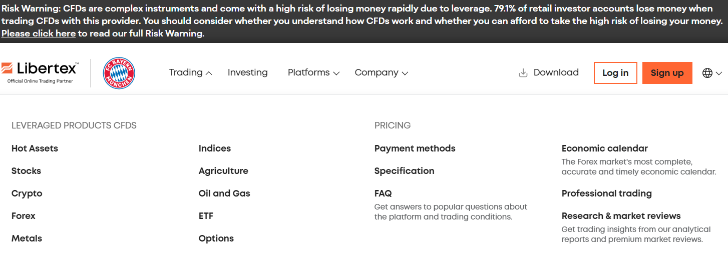 Libertex Features