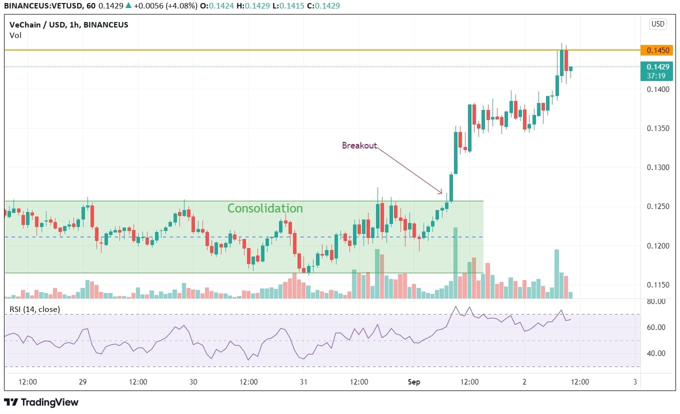 VeChain Price Analysis Chart