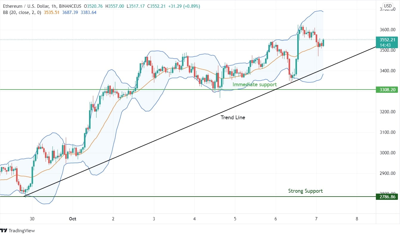 Ethereum Price Analysis Chart