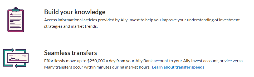 Ally Invest Benefits