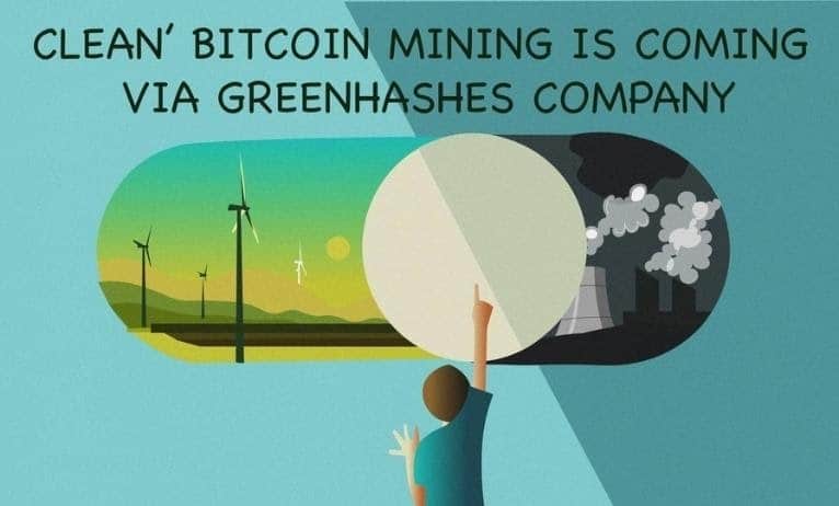 “Clean” Bitcoin (BTC) Mining Is Coming via Greenhashes Company