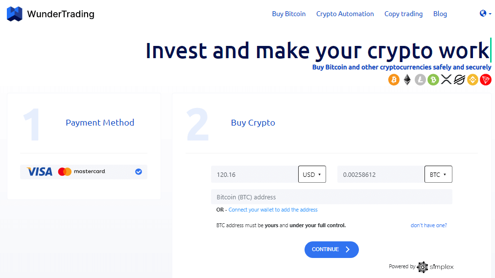 Invest Your Crypto with WunderTrading