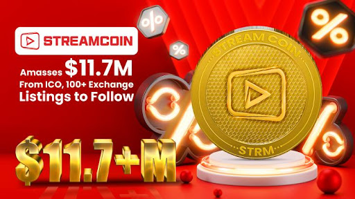 StreamCoin Raises Over $11.7 million from STRM ICO