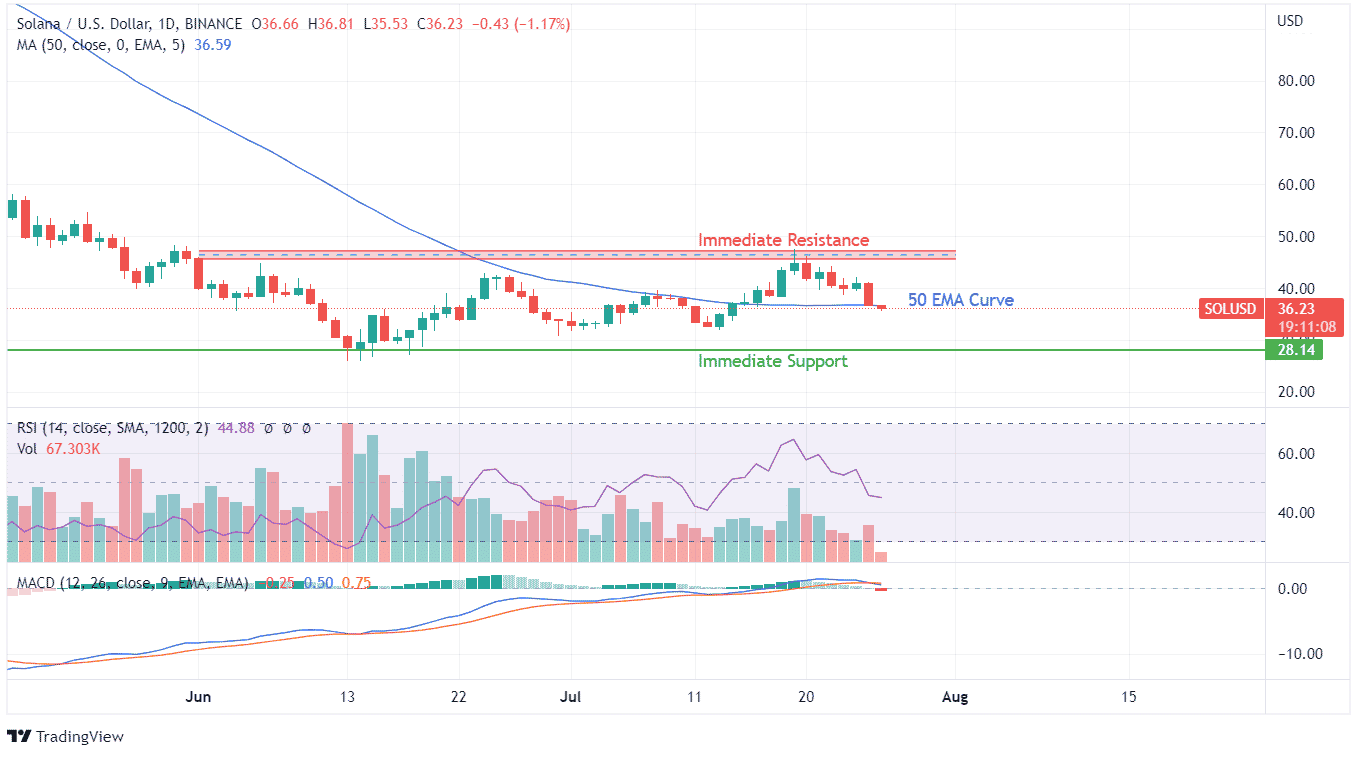 SOL Price Chart