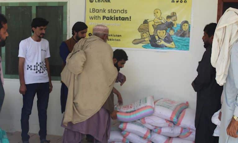 LBank Donated Relief Goods to Pakistan Flood-Hit Areas for Recovery Efforts