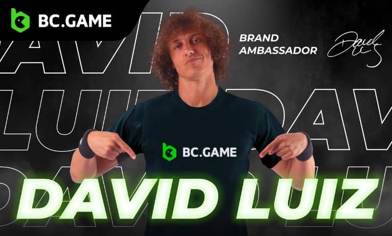 David Luiz is now the brand ambassador for BC.GAME