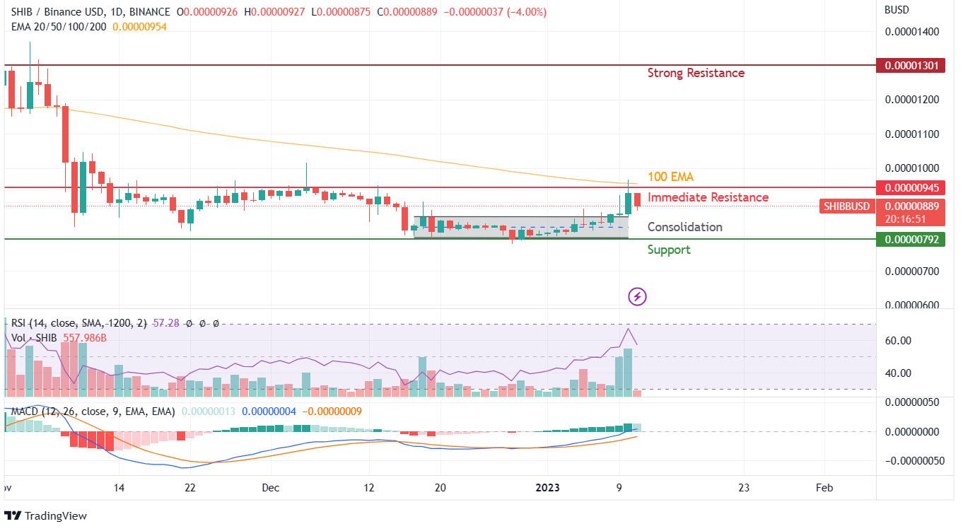 SHIB PRICE CHART