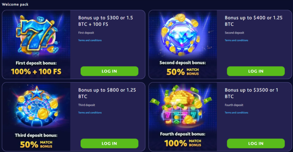 7BitCasino Welcome Pack