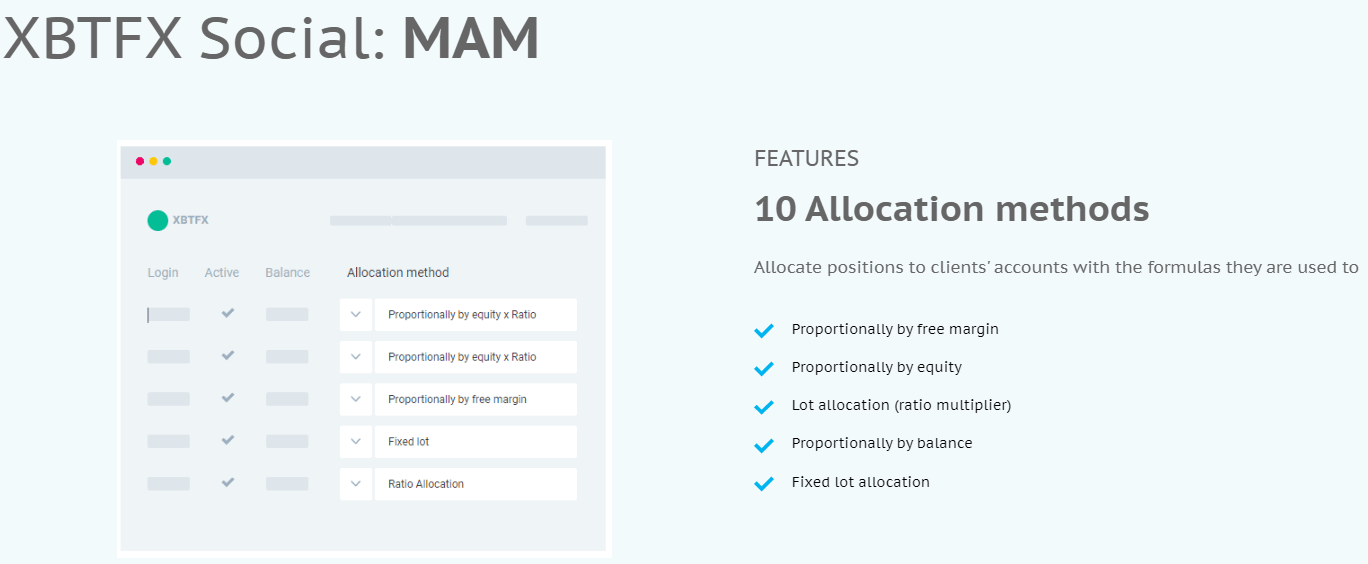 XBTFX MAM Platform