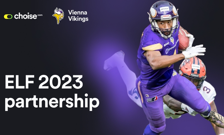 Choise.com announced a partnership deal with Vienna Vikings