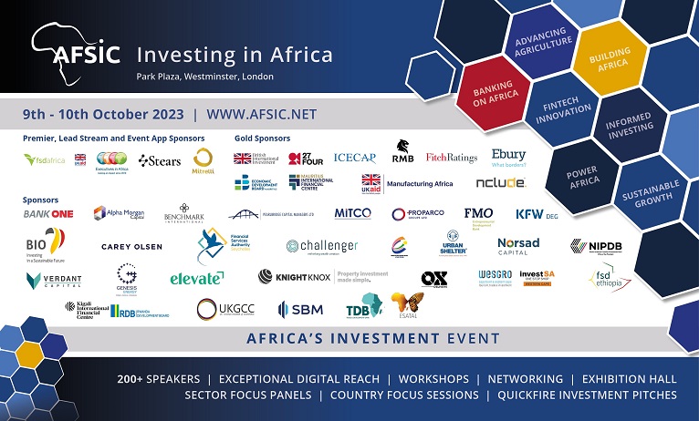 Stears announced as lead sponsor of AFSIC - Investing in Africa 2023