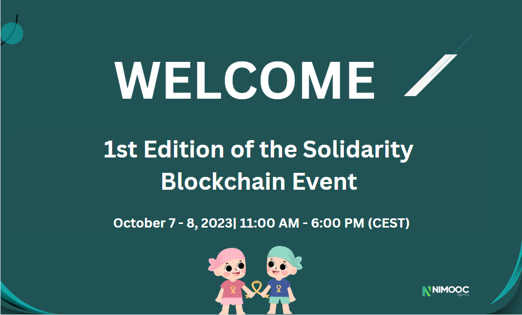 1st solidarity Blockchain event against childhood cancer