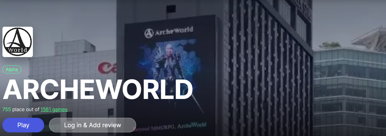 ArcheWorld metaverse based fantasy game