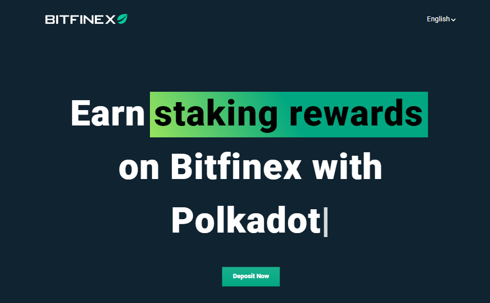 Bitfinex - Instant Polkadot Staking Activation